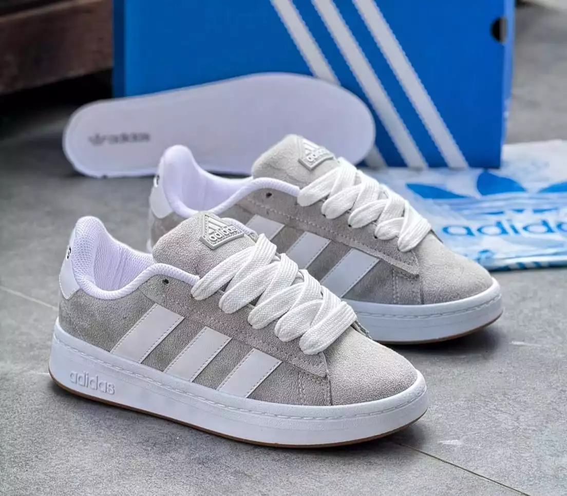 ADİDAS GRAND CAMPÜS AÇIK GRİ KADIN ERKEK SPOR AYAKKABI