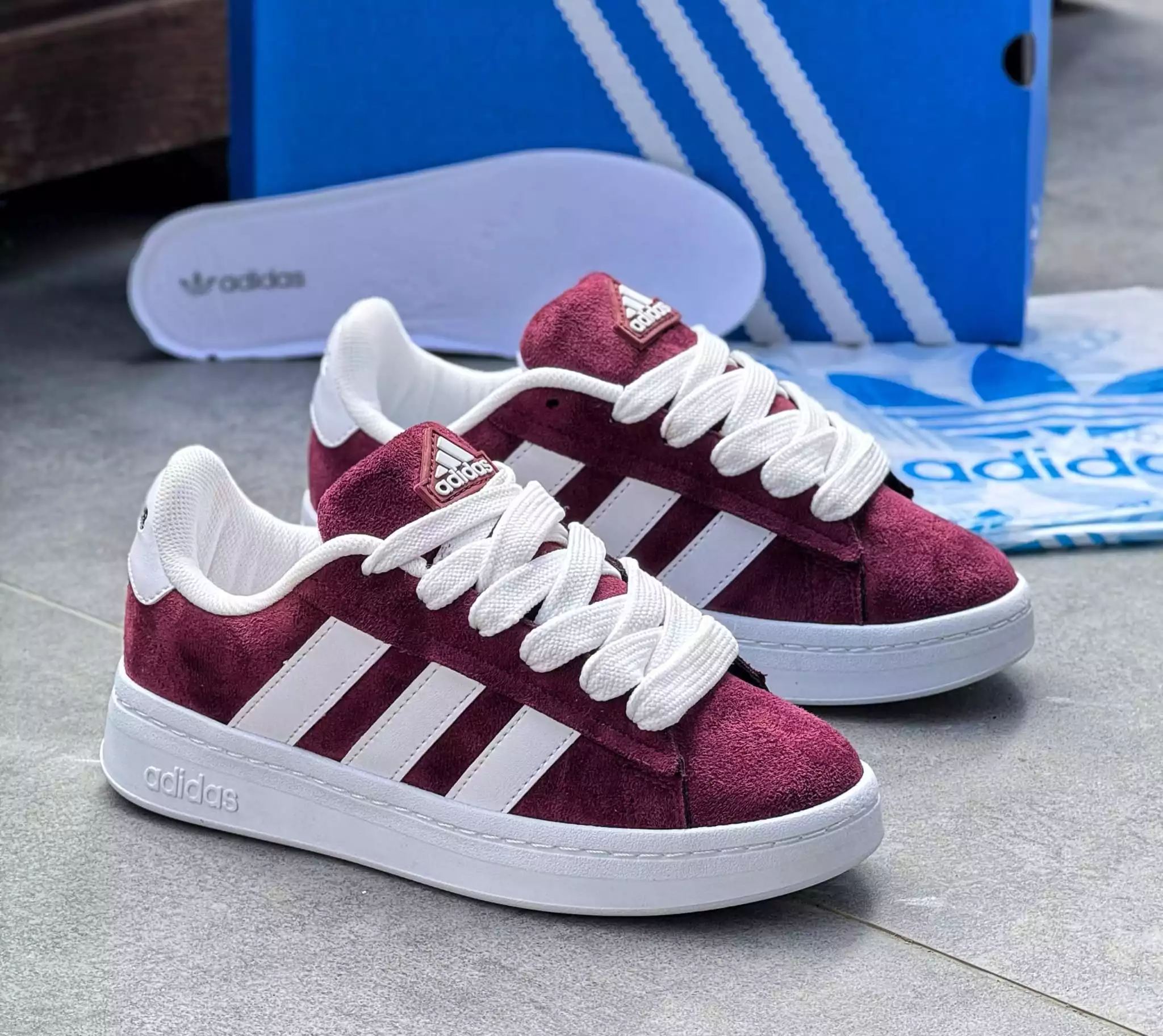 ADİDAS GRAND CAMPÜS BORDO KADIN SPOR AYAKKABI