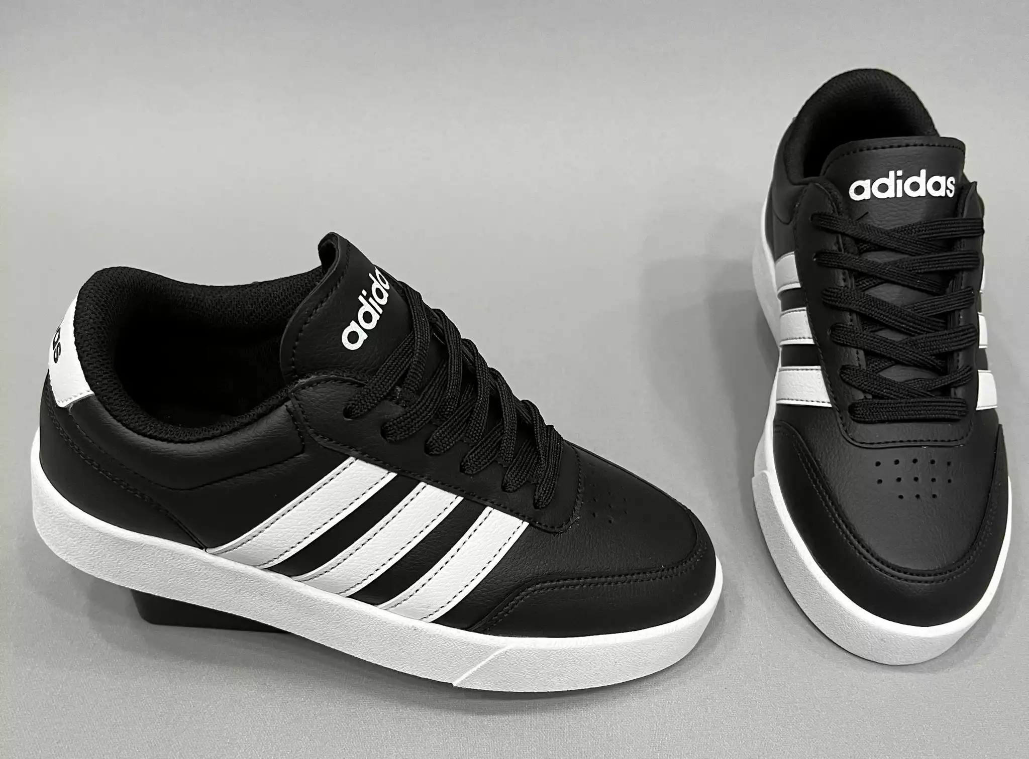 ADİDAS KLASİK SİYAH BEYAZ KADIN SPOR AYAKKABI