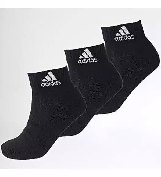 ADİDAS SİYAH NAKIŞLI BİLEK ÇORAP 3 LÜ SET