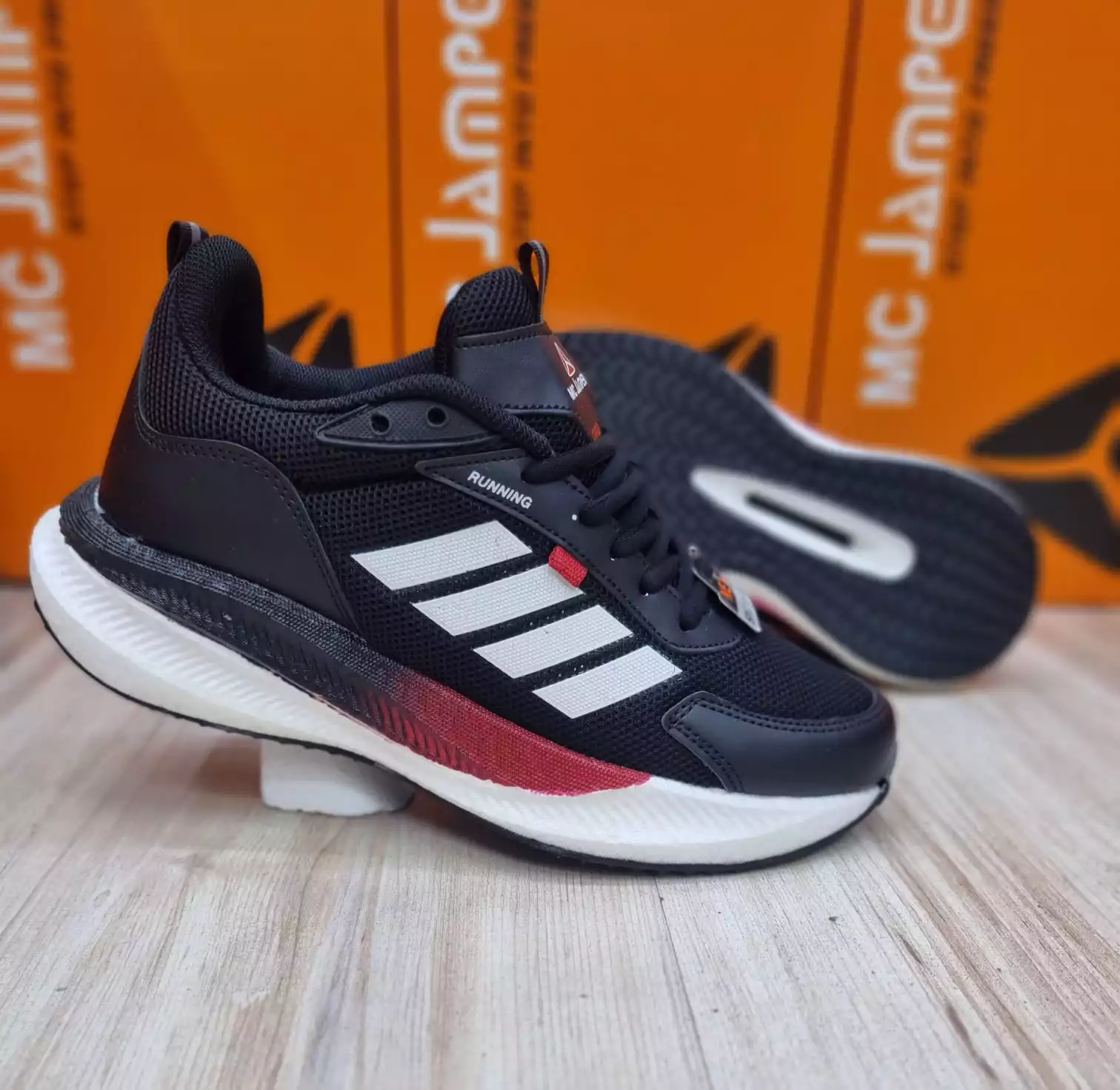 MC JAMPER 2336 SİYAH BEYAZ KIRMIZI ERKEK SPOR AYAKKABI