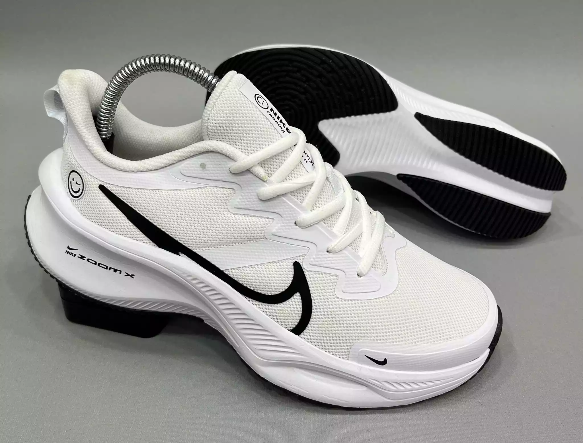 NİKE ZOOM X EMOJİ BEYAZ SİYAH ERKEK SPOR AYAKKABI