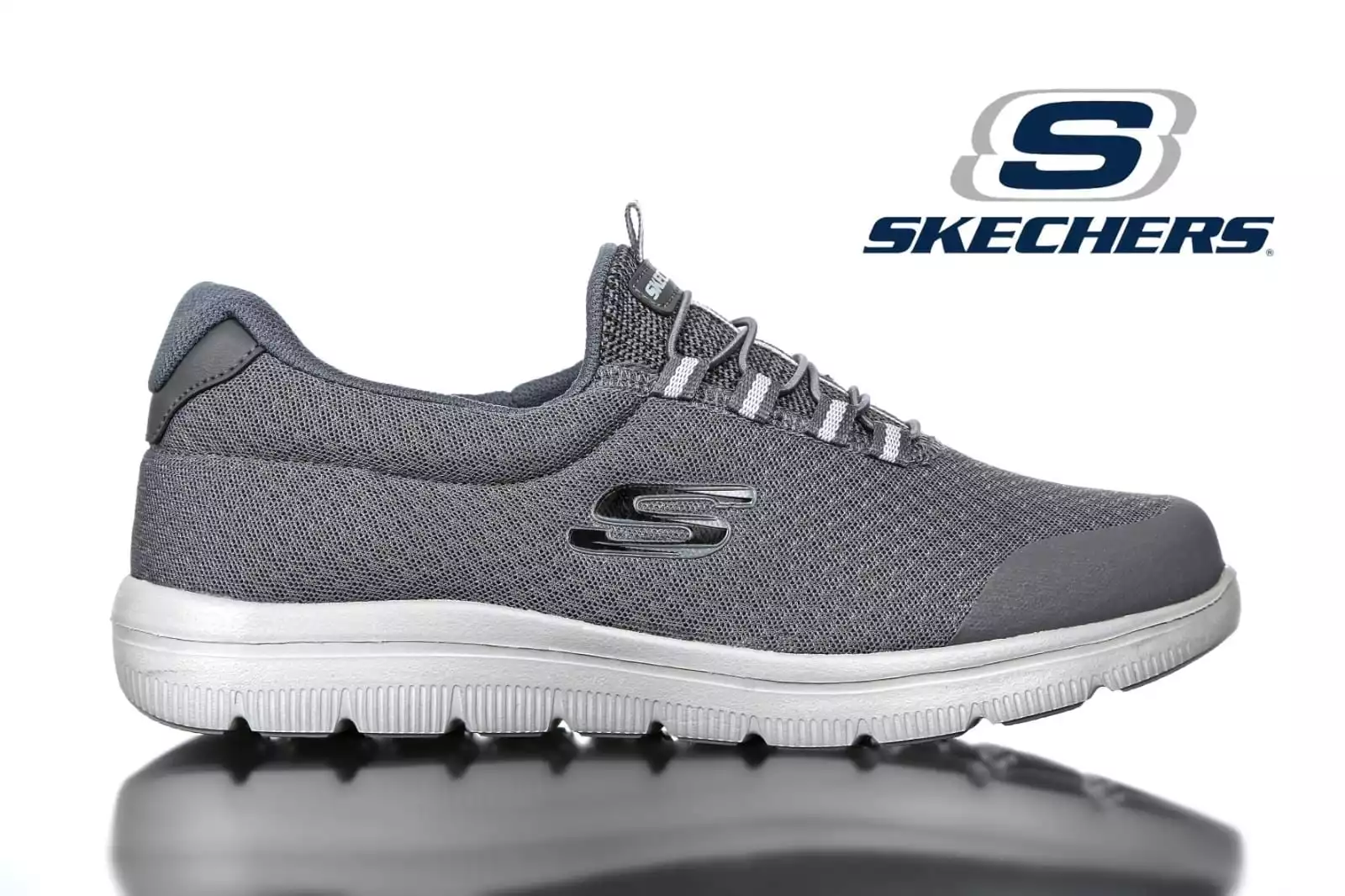 SKECHERS FÜME BUZ YAZLIK ERKEK SPOR AYAKKABI