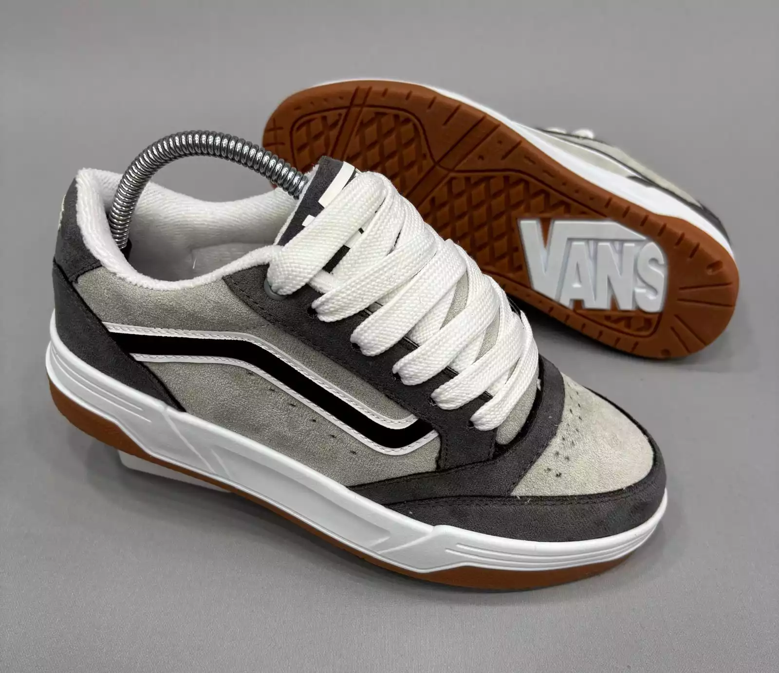 VANS HYLANE GRİ BEYAZ ERKEK SPOR AYAKKABI