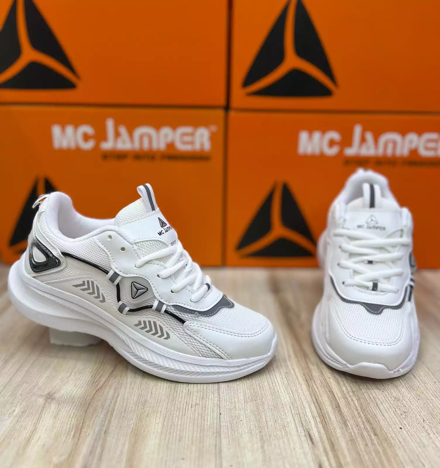 MC JAMPER BEYAZ YAZLIK KADIN SPOR AYAKKABI