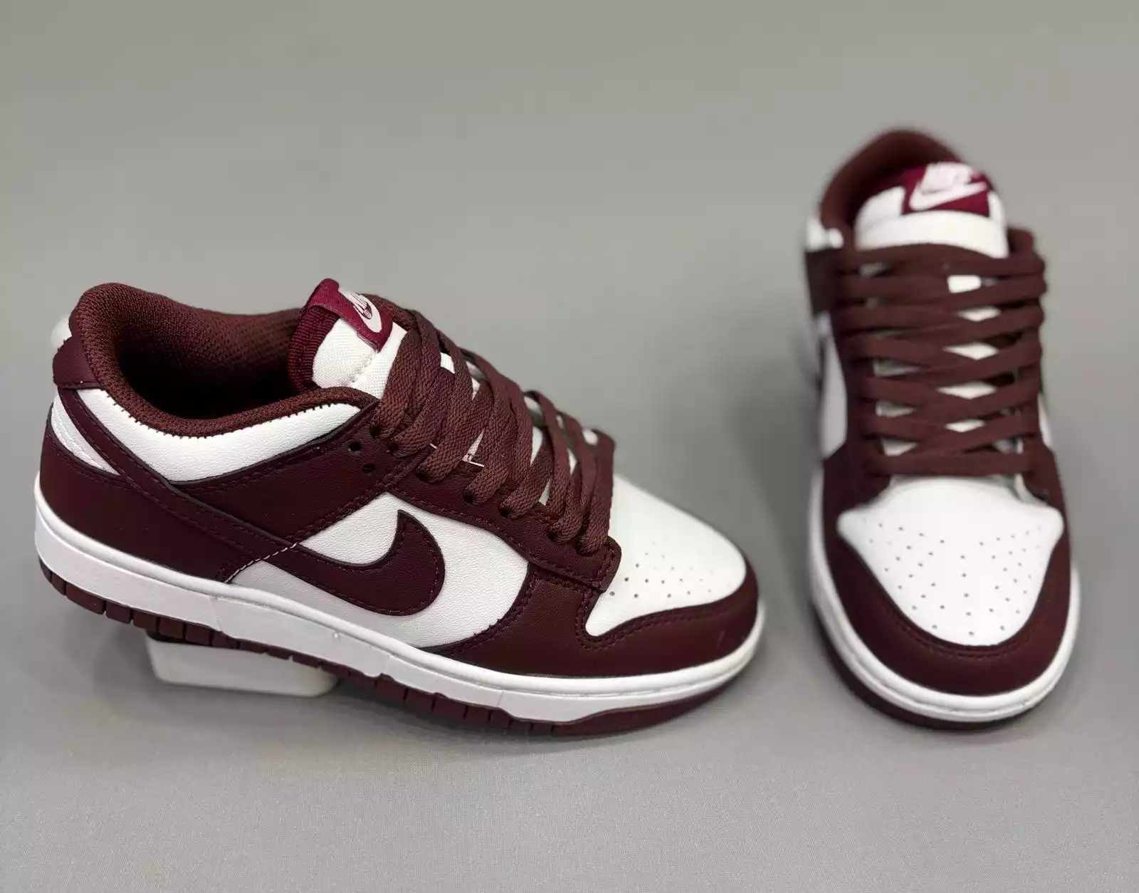 NİKE DUNK BORDO BEYAZ KADIN SPOR AYAKKABI