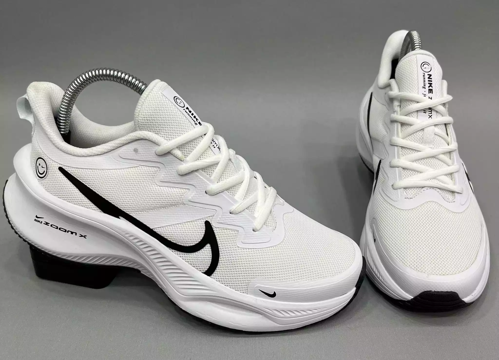 NİKE ZOOM X EMOJİ BEYAZ SİYAH ERKEK SPOR AYAKKABI