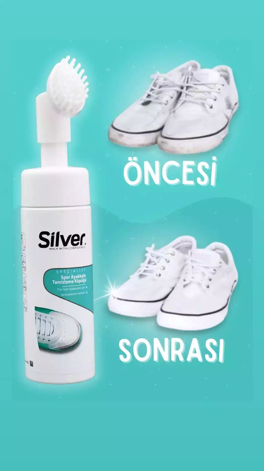 SİLVER AYAKKABI TEMİZLEYİCİ KÖPÜK 